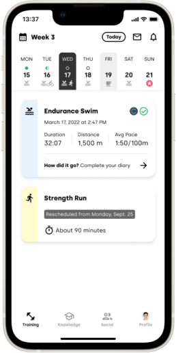 Kollektiv app - training