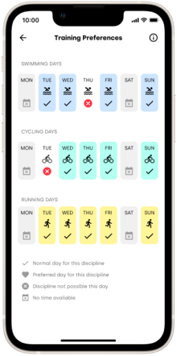 Multiple goals - app